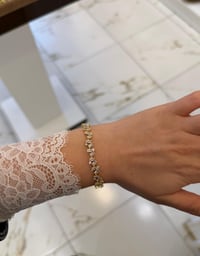 Özel Seri 14k Gold Baget Taşlı Bileklik