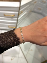 Özel Seri 14k Gold CD Model Sıralı Bileklik