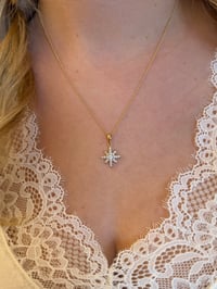 Özel seri 14k Gold Yıldız Model Kolye