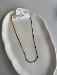 Özel Seri Rose Gold Sıralı Yuvarlak Zincir Kolye