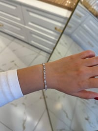 Özel Seri Silver Baget Taşlı Bileklik