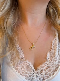 Özel Seri Wishbone Kolye Gold