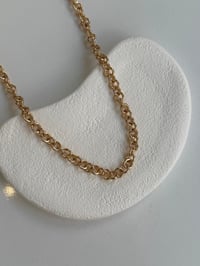 Özel Seri Yuvarlak Zincir Rose Gold Kolye