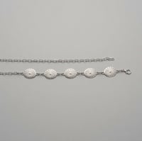 Silver Çiçek Model Oval Zincir Kemer