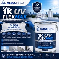 POLİÜRETAN ESASLI UV DAYANIMLI SU YALITIM MEMBRANI 20 KG-SUGA BOYA | Suga Boya Market