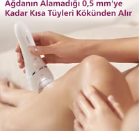  Kişisel Bakım Ürünleri Philips BRE700/05 Distribütör  Philips BRE700/05 Satinelle Islak Ve Kuru Epilatör Beyaz