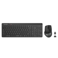 A4 TECH FG2400 AIR2 KABLOSUZ MULTİMEDYA SİYAH SESSİZ Q KLAVYE+MOUSE