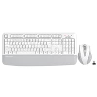A4 TECH FG2500S PLUS KABLOSUZ MULTİMEDYA BEYAZ/GRİ 2.4 GHz /3200 DPI Q KLAVYE+MOUSE