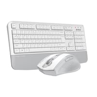 A4 TECH FG2500S PLUS KABLOSUZ MULTİMEDYA BEYAZ/GRİ 2.4 GHz /3200 DPI Q KLAVYE+MOUSE