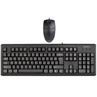 A4 TECH KM-72620D TÜRKÇE USB MULTİMEDYA SİYAH Q KLAVYE MOUSE