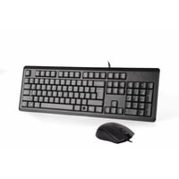 A4 TECH KR-9276 USB MULTİMEDYA SİYAH Q KLAVYE MOUSE