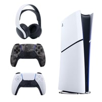  Oyun Konsolları Playstation PS5SLIM1TB+DKM+3DK İthalatçı  Sony Playstation 5 Slim İthalatçı Garantili + 2.  Kamuflaj  Dualsense + Pulse 3D Kablosuz Kulaklık