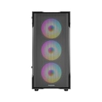 FAZEON F1 M650BBM 650W 80  4x RAINBOW FIXED LED FAN MICRO ATX 2xUSB3.0 SİYAH KASA