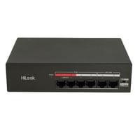 HILOOK NS-0106MP-35 10/100 4 PORT POE 2 PORT UPLINK FAST ETHERNET METAL SWITCH