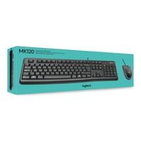 LOGITECH MK120 TÜRKÇE KABLOLU USB STANDART SİYAH 920-002560 Q KLAVYE MOUSE