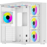POWER BOOST PB-SS02W 7x ARGB FAN ATX SEA VIEW USB3.0 BEYAZ KASA