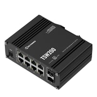 TELTONİKA TSW200 8 PORT 10/100/1000 8 PORT POE 2 X SFP 240 WATT YONETILEMEZ ENDÜSTRİYEL SWITCH