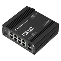 TELTONİKA TSW202 8 PORT 10/100/1000 8 PORT POE 2 X SFP 240 WATT L2 YÖNETİLEBİLİR ENDÜSTRİYEL SWITCH
