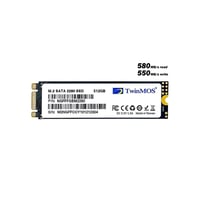 TWINMOS 512GB 580/550MB/s 4mm M.2 2280 SATA 3.0 SSD NGFFFGBM2280 3D-NAND