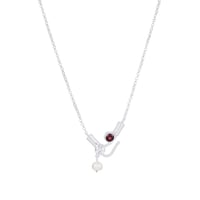 Çengel Rhodolite Kolye