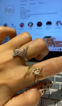 Bijoux Yıldız İnci Yüzük