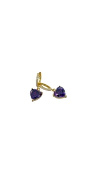 Cuore Purple Küpe