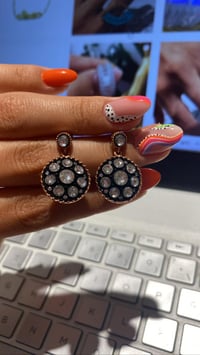 Diamant Round Küpe