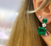 Emerald Three Bacchetta Küpe