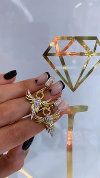 Goldie Drop Anka Küpe
