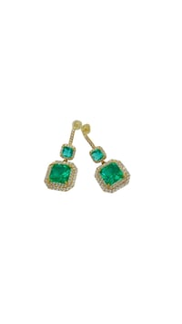 Green Sallantılı Küpe