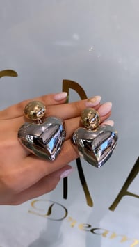 İki Renk Cuore Küpe