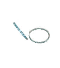 İthal Baby Blue Halka Küpe