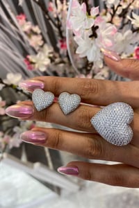 İthal Bigy Pave Cuore Küpe