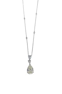 İthal Celia Vip Seri Mozanite Drop Kolye
