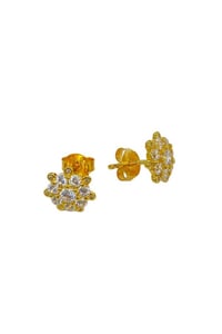 İthal Goldie Flowers Küpe