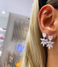 İthal Heart Marquise Küpe