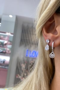 İthal Miny Damla Sallantılı Küpe