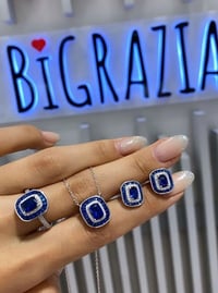İthal Navy Quare Küpe