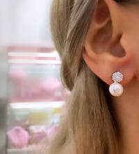 İthal Pearl Tria Fli Küpe