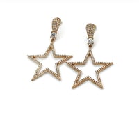 İthal Sallantılı Star Küpe