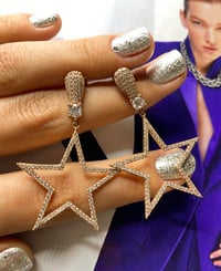 İthal Sallantılı Star Küpe