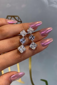 İthal  Vip Seri Mozanite Bakly Küpe