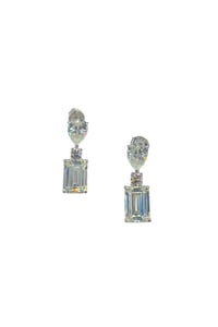 İthal Vip Seri Mozanite Drop Dipy Küpe