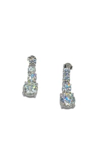İthal Vip Seri Mozanite Froty Küpe