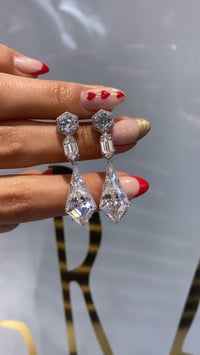 İthal Vip Seri Mozanite Geo Ucy Küpe