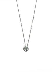 İthal Vip Seri Mozanite Tektaş Kolye