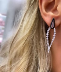 İthal White Terry Küpe