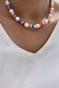 Rainbow Pearl Kolye