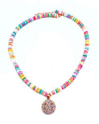 Rainbow Shell Smile Kolye
