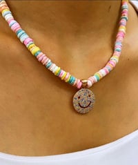 Rainbow Shell Smile Kolye